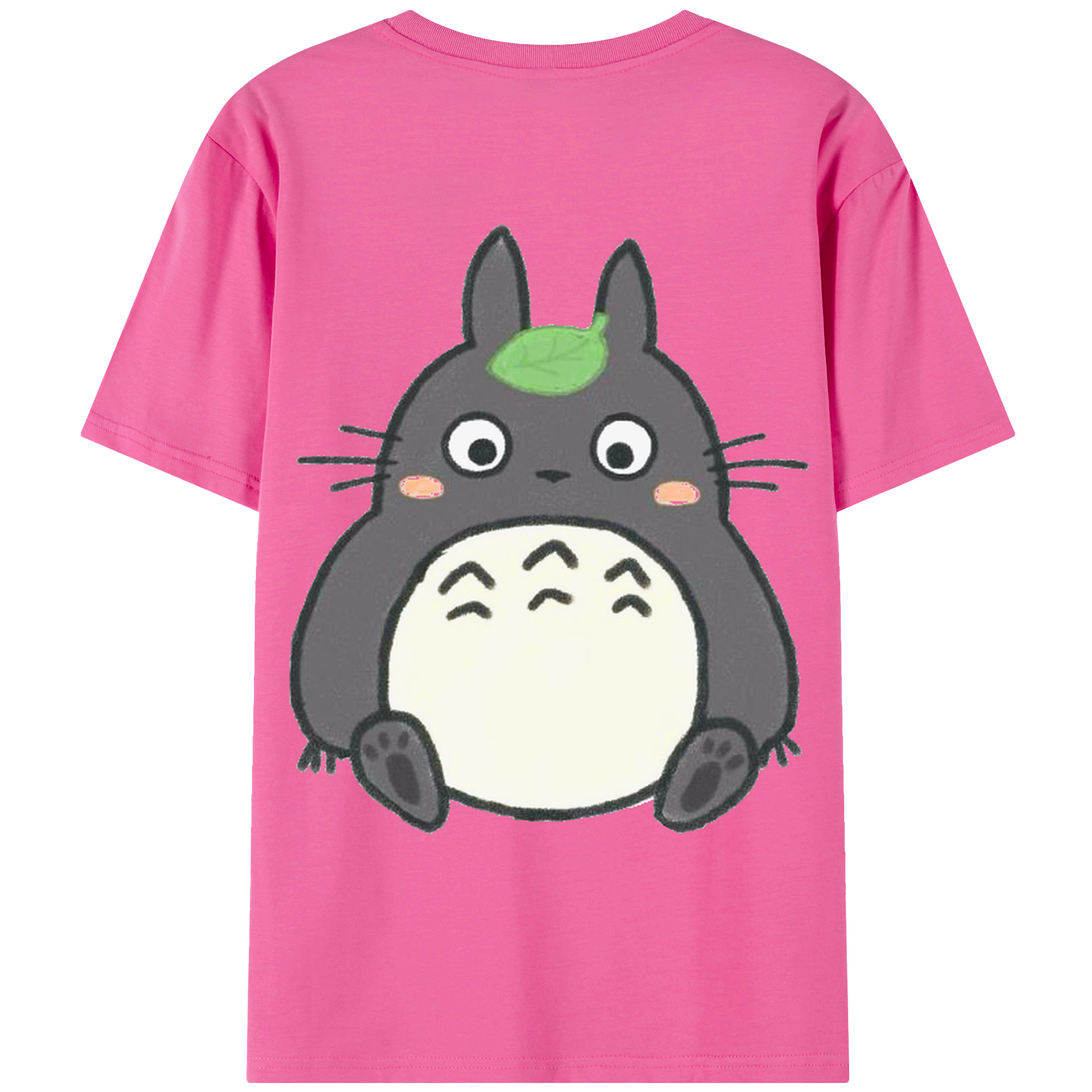 （画像用） となりのトトロ 草壁メイ 草壁サツキ My Neighbor Totoro Satsuki Kusakabe Mei Kusakabe レディース半袖Tシャツ(バックプリント)